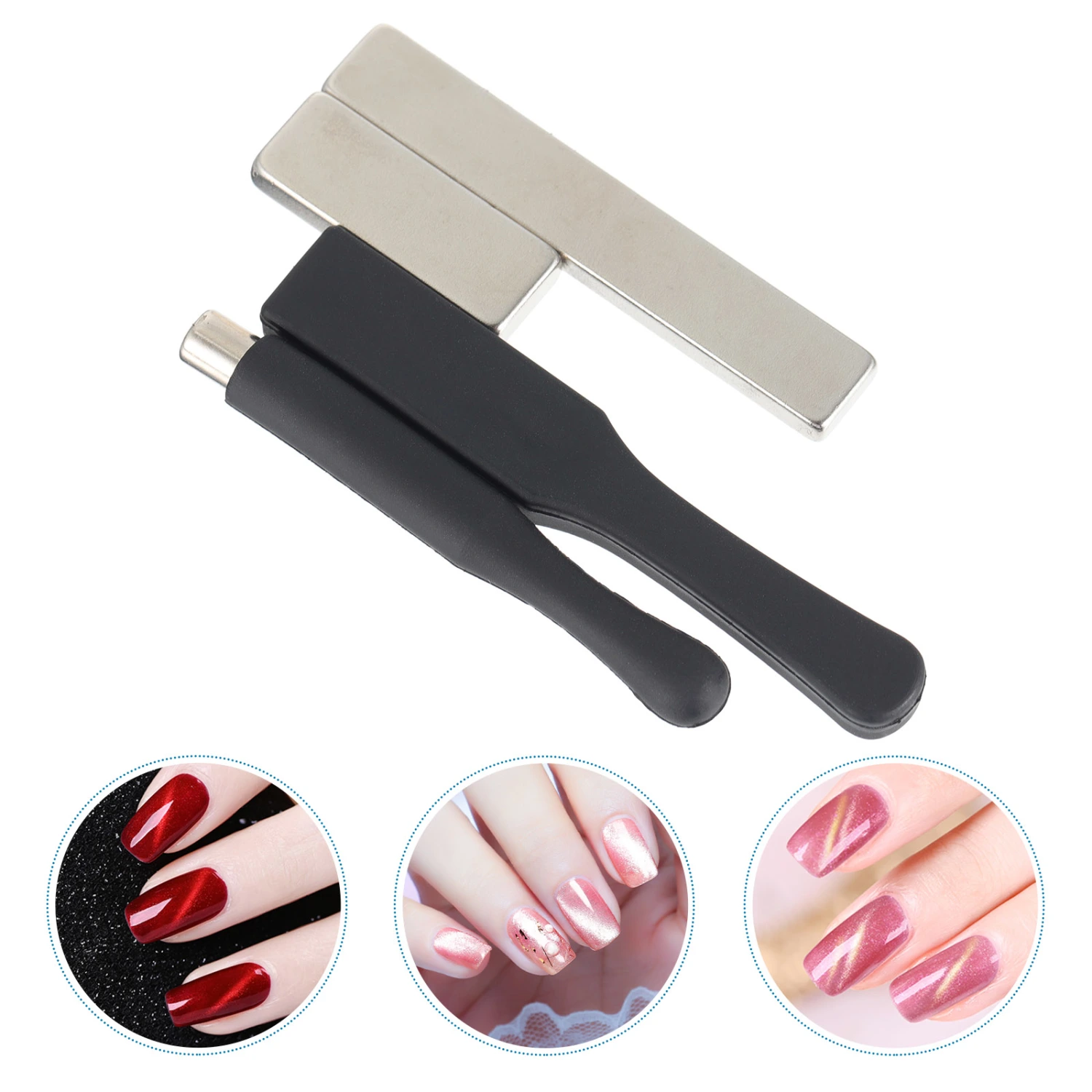 4pcs Cat Eye Magnetic Stick Magnetic Gel Nail Polish Art Diy Tool Accessories