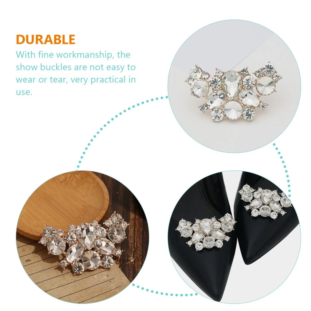 2pcs Shoe Clips Decorative Shoe Clips Rhinestone Shoe Jewelry Shoe Accessories