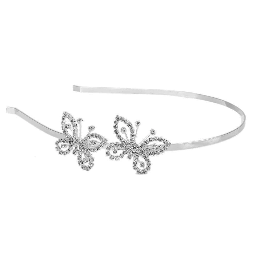 Wedding Bridal Shaped Rhinestone Tiara / Hair Barrettes / Hairband / Hair Clip / Hair Loop (Sliver)