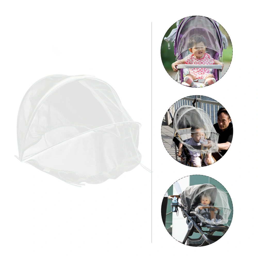 Baby Kids Stroller Mosquito Netting Breathable Full Cover Net with Dual Zippers