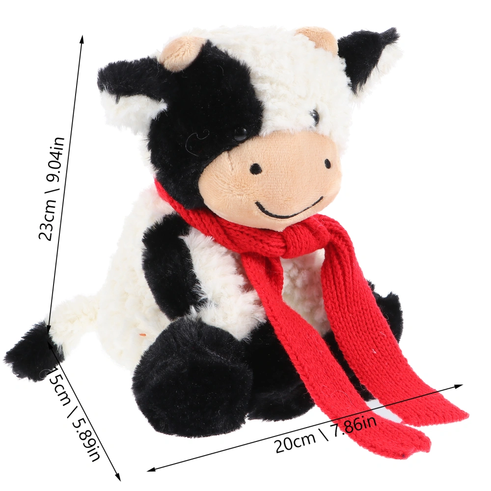 Adorable Kids Cow Doll Toy Plush Decorative Exquisite Funny Plaything