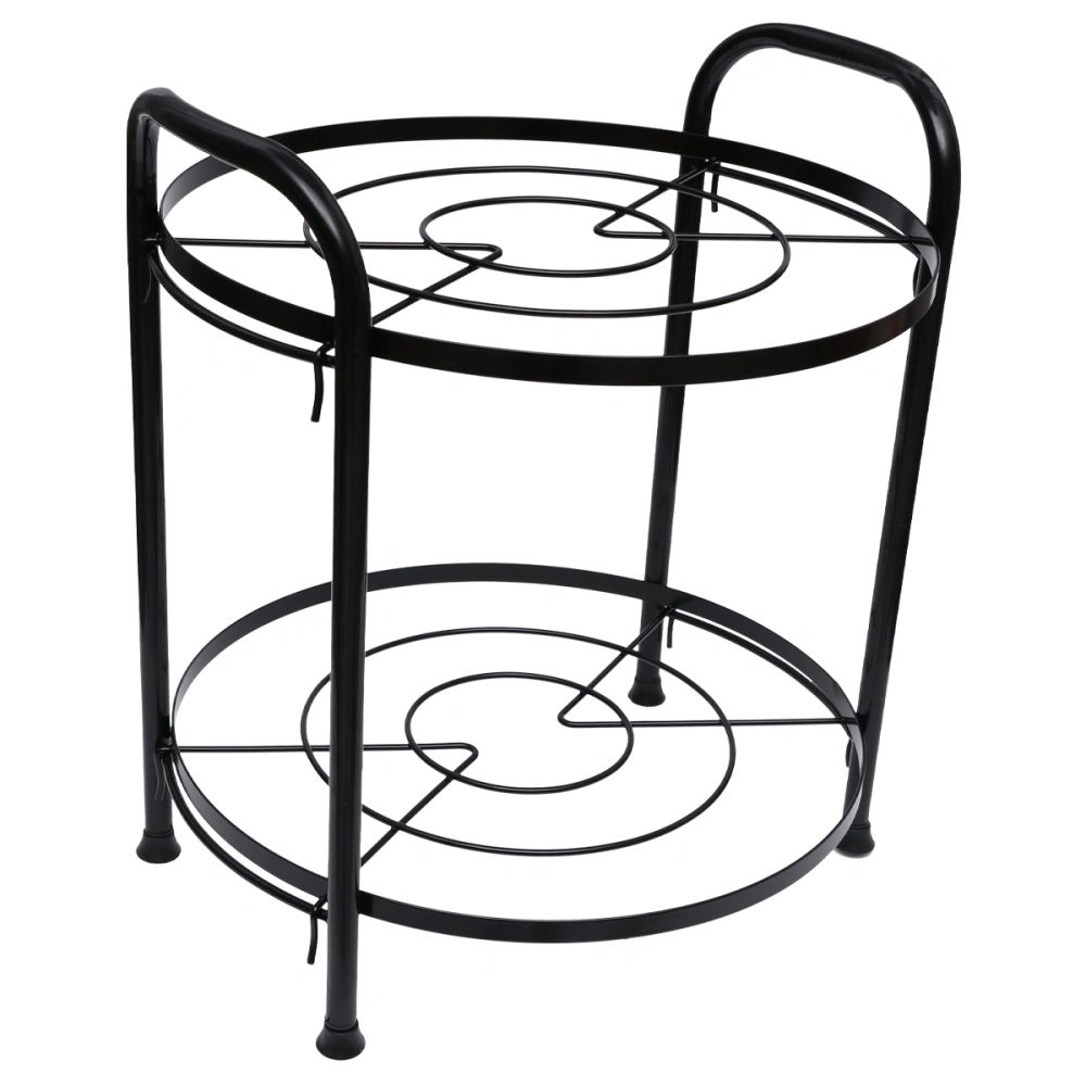 Multi-Function Pot Storage Shelf Iron Storage Rack Practical Shelf Home Supplies