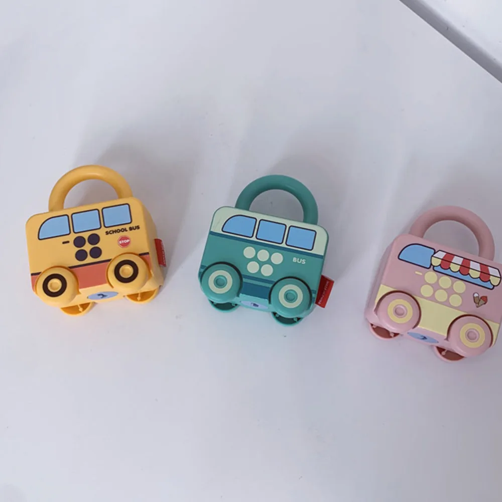 2Pcs Children Key Car Toy Sliding Car Toy Cartoon Small Car Toy (Random Style)