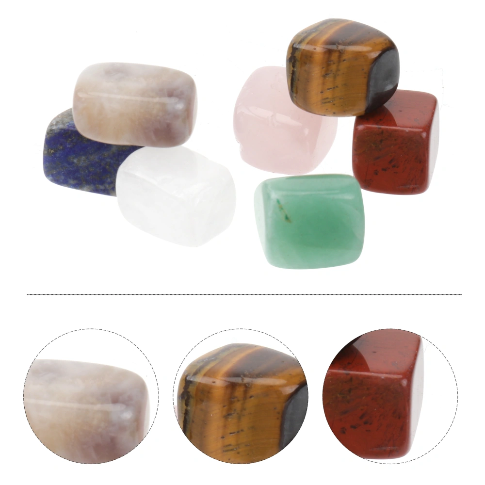 1Set Irregular  Crystals colorful Gemstone and Worry Stones for Grounding Balancing Soothing Meditation 10-20mm