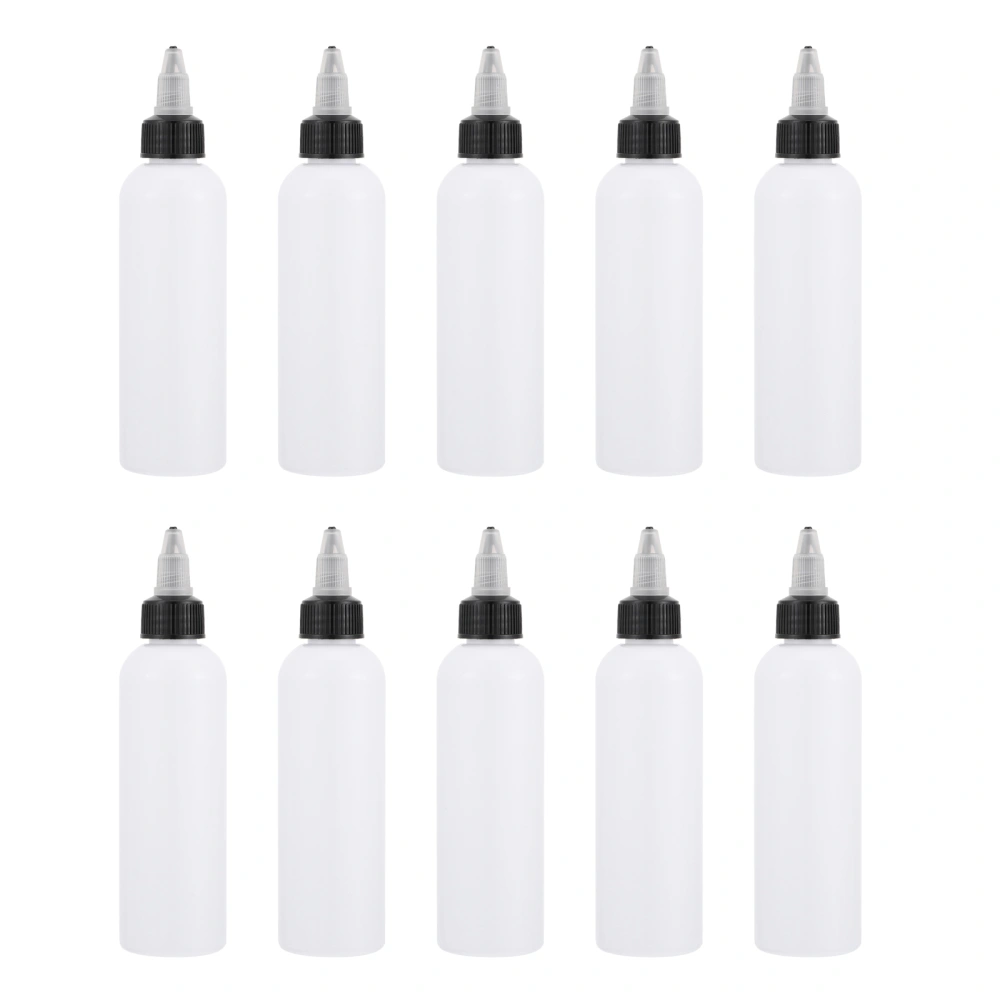 20pcs 120ml Multipurpose Squeeze Bottles Pointed Mouth Bottles Sub Bottle