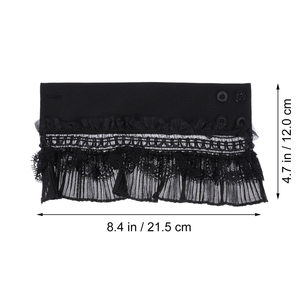 1 Pair Lace Decorative Frilled False Sleeves Practical Clothes Fake Sleeves