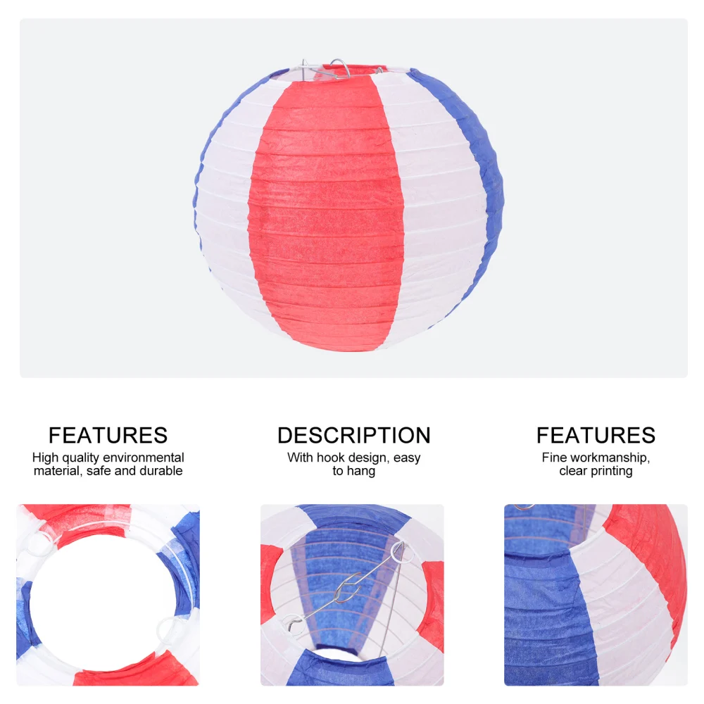 4Pcs Foldable 3-color Paper Lanterns Korean Restaurant Decorative Lanterns