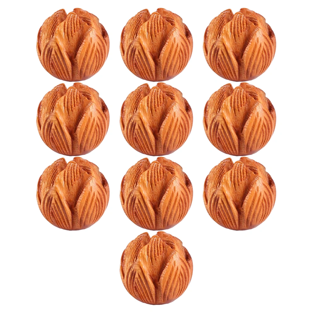 20Pcs Lotus Shaped Spacer Beads DIY Bracelet Making Accessory Necklace Loose Beads