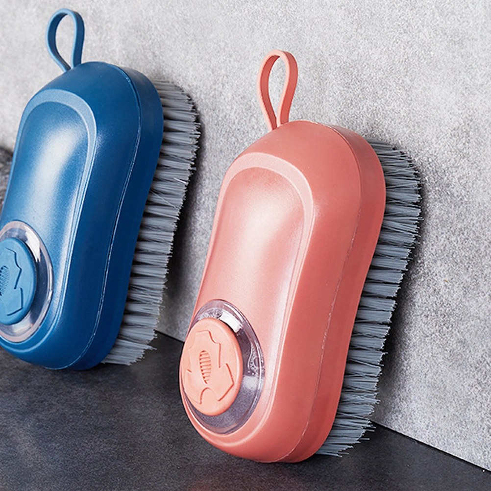 1pc Automatic Liquid Washing Cleaning Brush Household Portable Laundry Brush