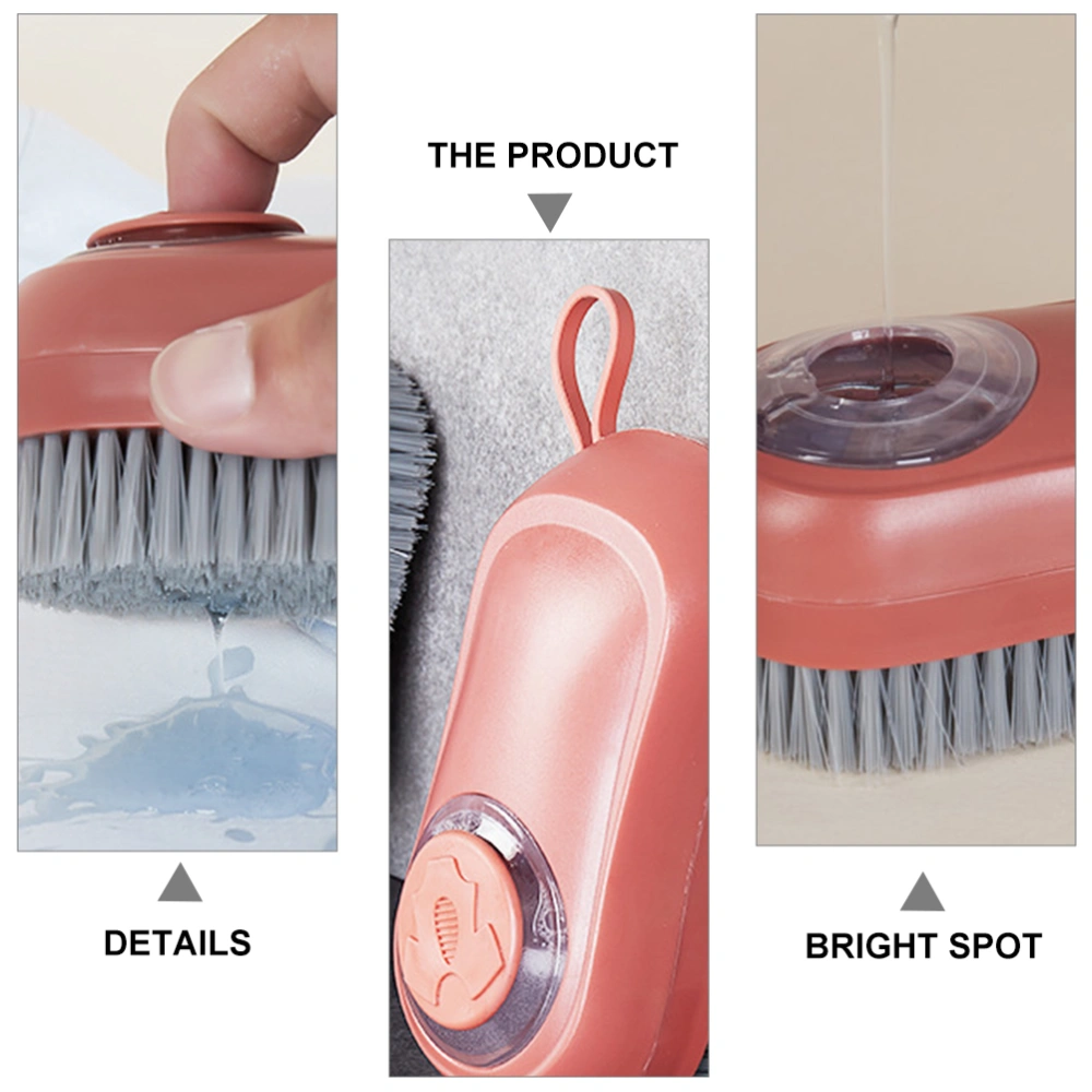 1pc Automatic Liquid Washing Cleaning Brush Household Portable Laundry Brush