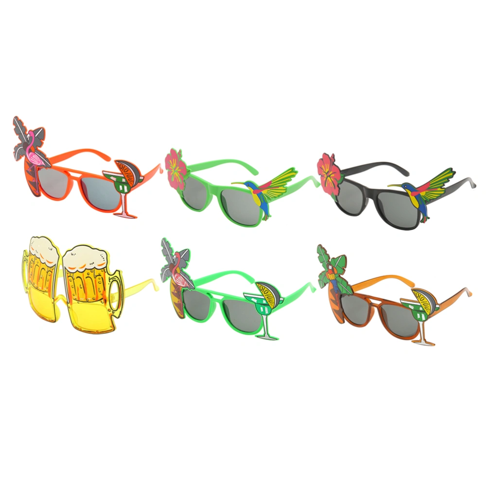 8pcs Funny Cosplay Glasses Party Glasses Decoration Party Dress Glasses Creative Party Glasses Mixed Style