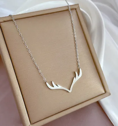 Lana Gold Antler Necklace