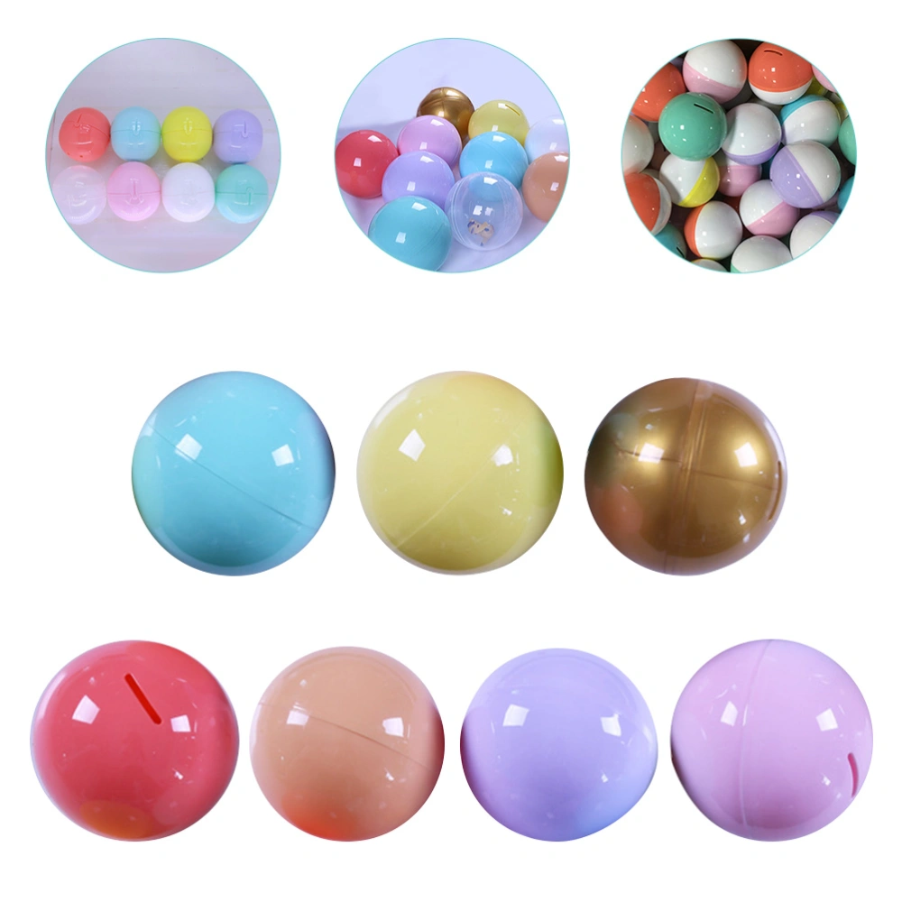 7Pcs Colorful Christmas Candy Boxes Ball-shaped Boxes Decoration Random Color