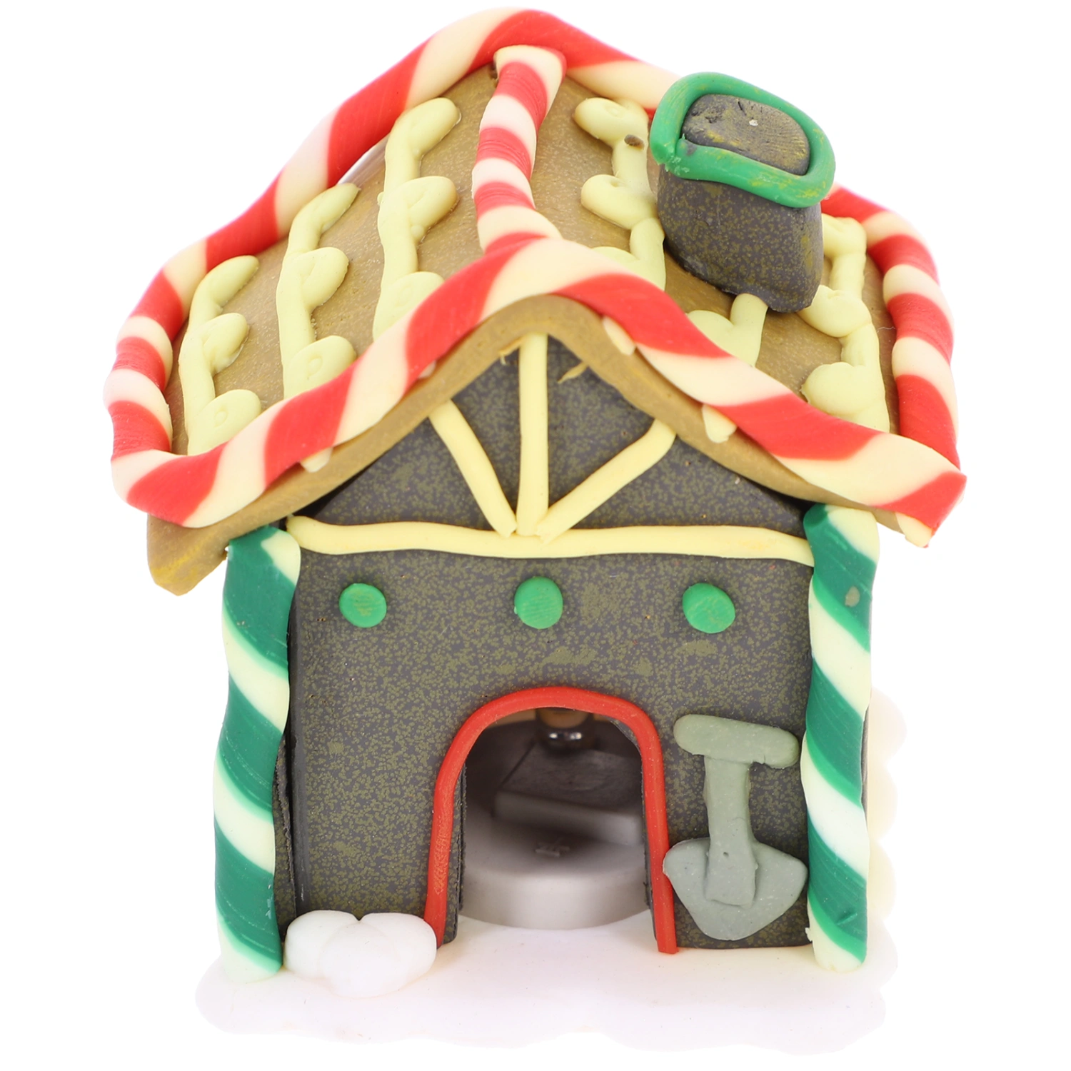 Small House Adornment Cabin Adornment Christmas Decoration Lovely Christmas Adornment