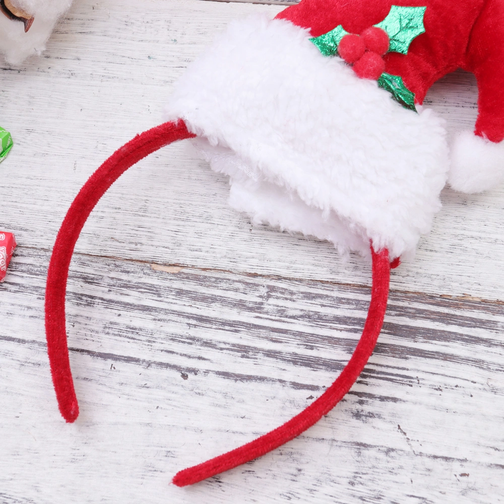 Christmas Decorative Headband Adorable Hair Bands  Hat Hair Hoops Christmas Design Headdress Party Favors Supplies Decorations