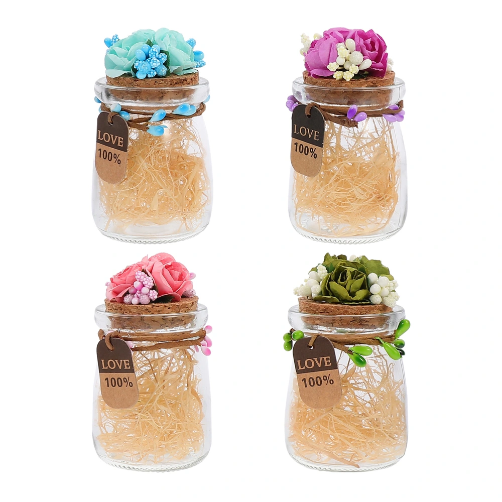 4 Pcs New Forest Department Wedding Candy Bottles Wedding Bottles (Assorted Color)