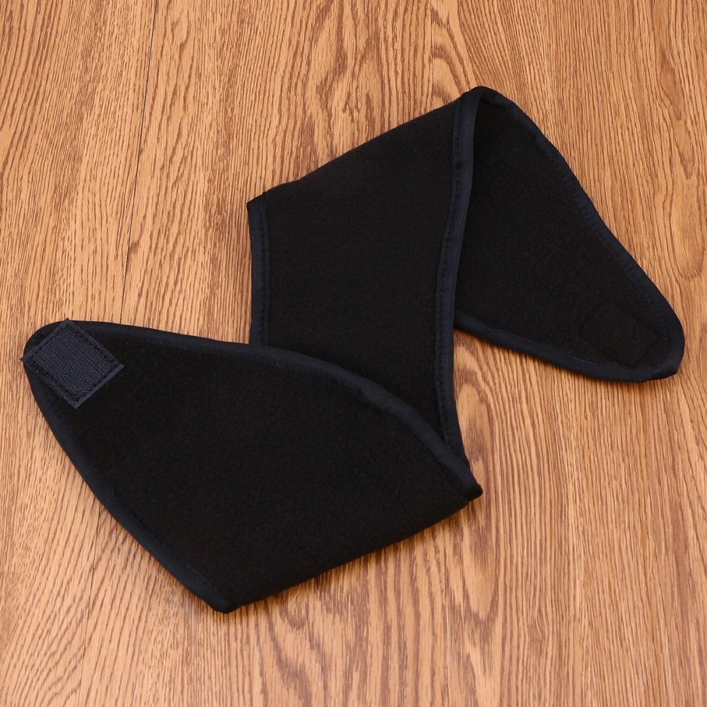 Winter Double-layer Head Headband Skating Warm Headband(Black)