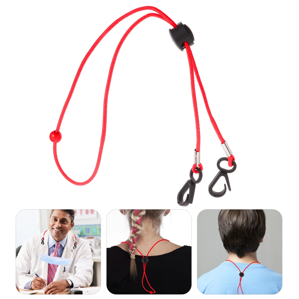 6pcs Save Ears Face Masks Lanyard Fashion Mask Cord Neck Mask Hanging Strings