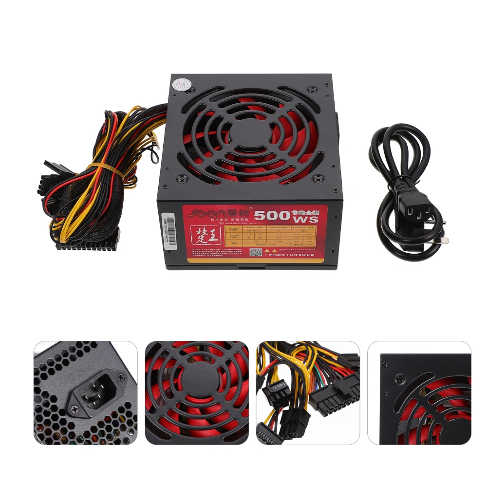 500WS Desktop Computer Host Power Supply Rated 400W Silent Power Supply CN Plug