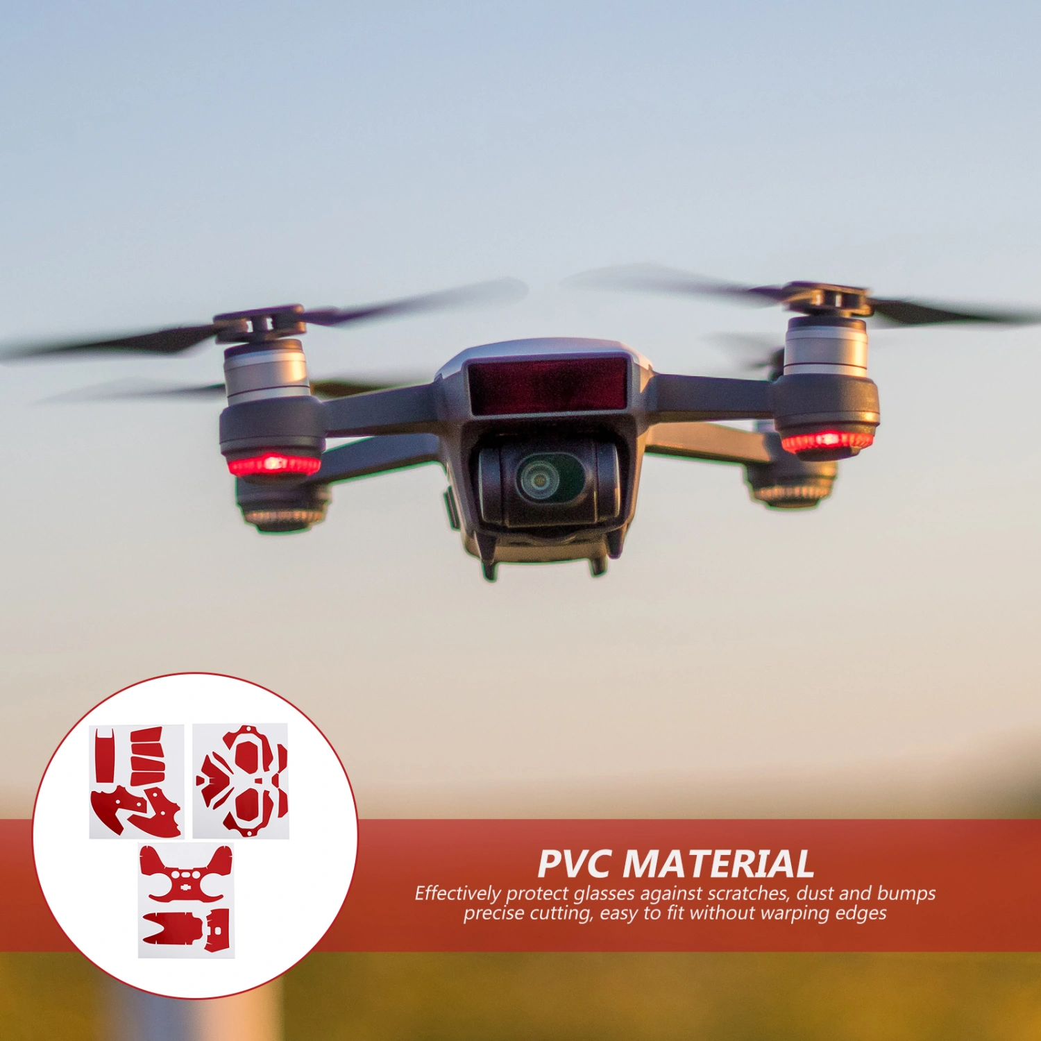 1 Set Pretty FPV Drone Goggles V2 Remote Controller Motion Controller Decal