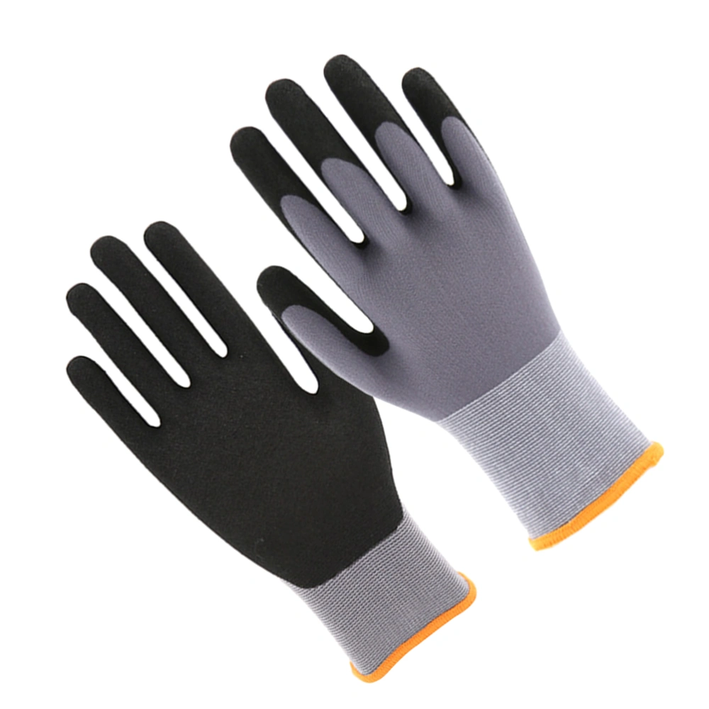 1 Pair of Waterproof Cut Resistant Gloves Safety Garden Wear Resistant Working Gloves for Cutting Slicing Wood Carving Gardening Supplies (Edge Banding Random Color Size XL)