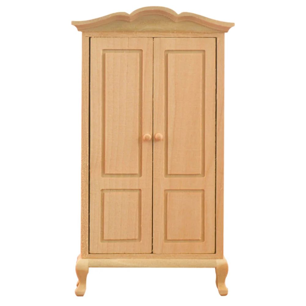 1PC Mini House Adornment Furniture Wardrobe Plaything Mini House Decoration