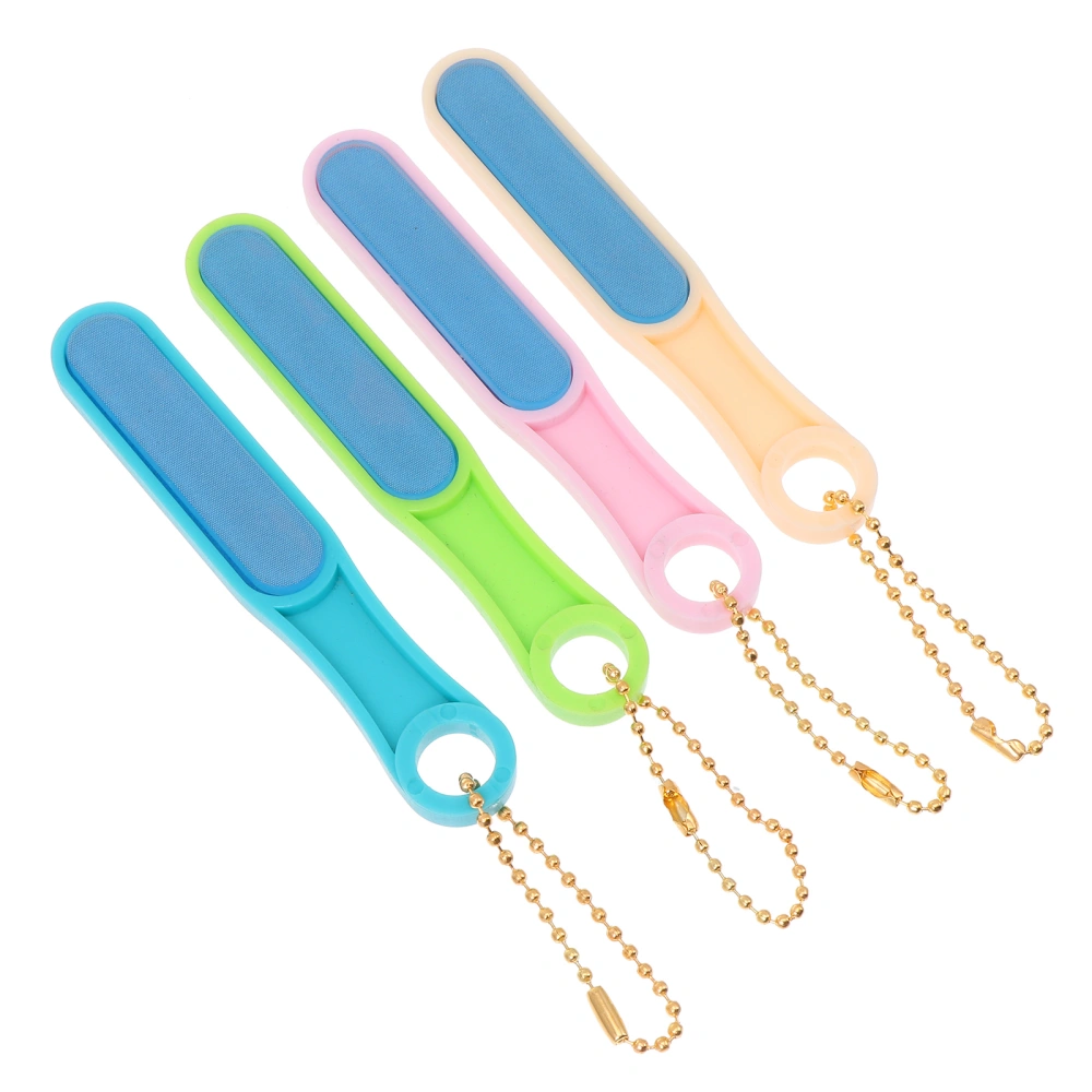 4pcs Nano Glass Nail Files Manicure and Pedicure Tools (Assorted Color)