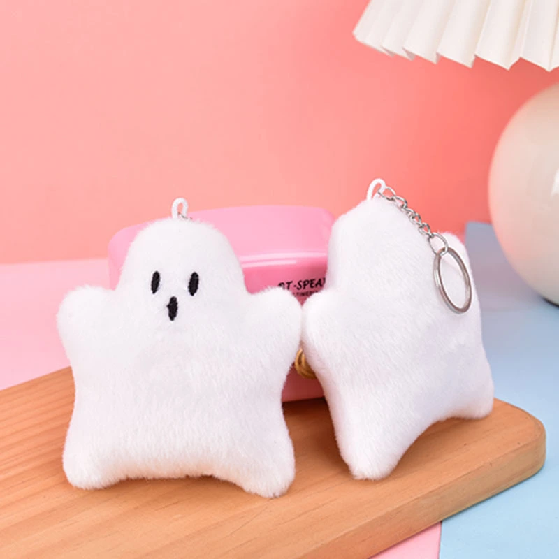 2pcs Ghost Keychain Purse Backpack Handbag Hanging Charm Bag Hanging Keychain Decor