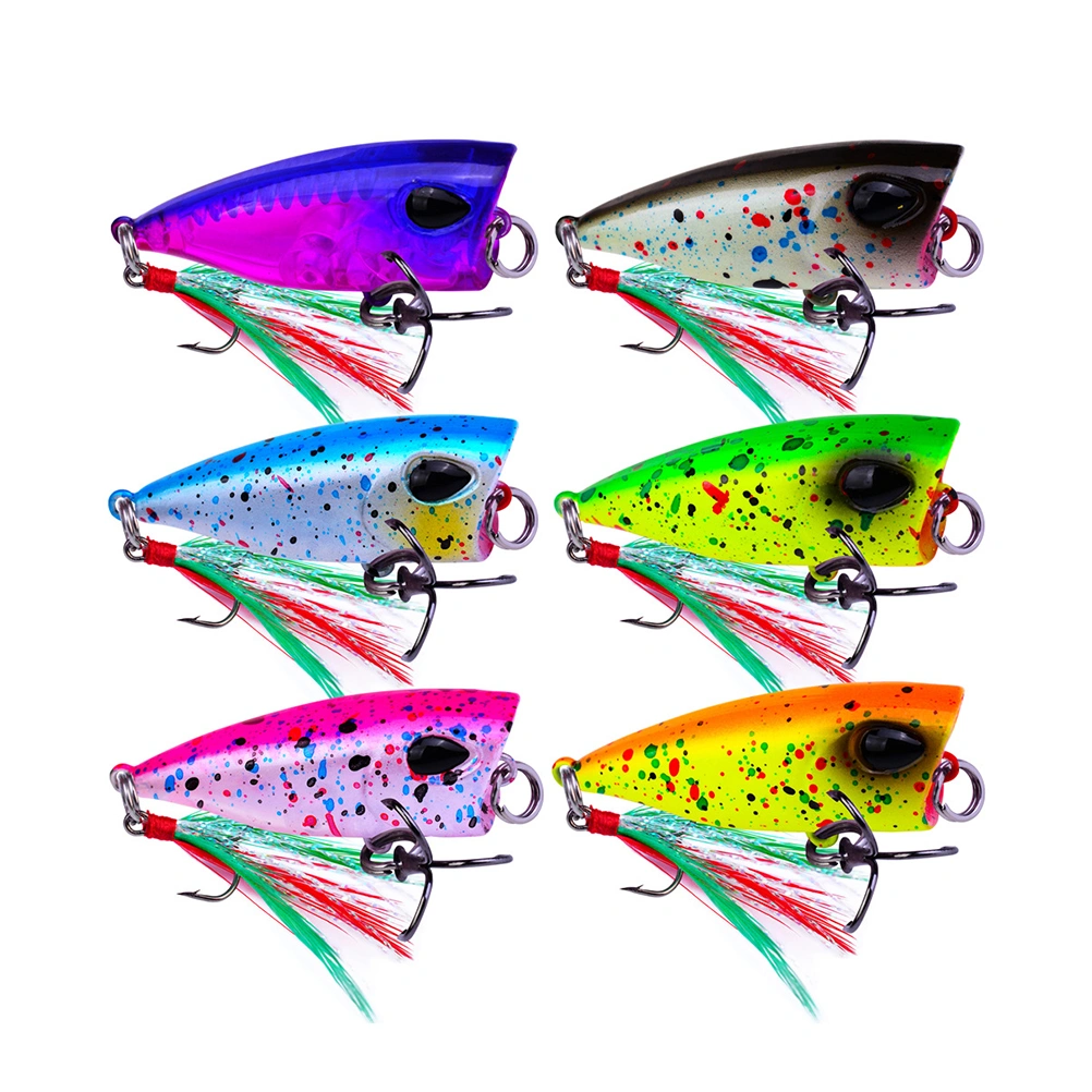 3pcs Painted Plastic Baits Fishing Lures Painted Series Bionic Baits Plastic Hard Baits Life-Like Swimbait