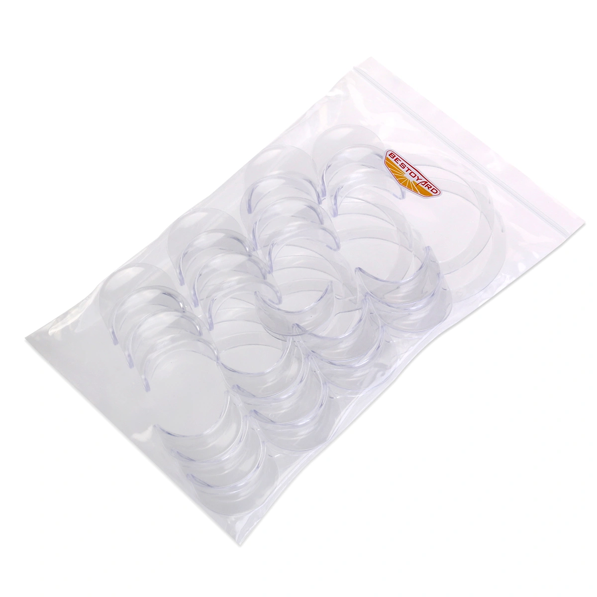 BESTOYARD 12pcs Disposable C-Shape Oral Cheek Mouth Lip Retractor Opener Prop for Adult Fun Game