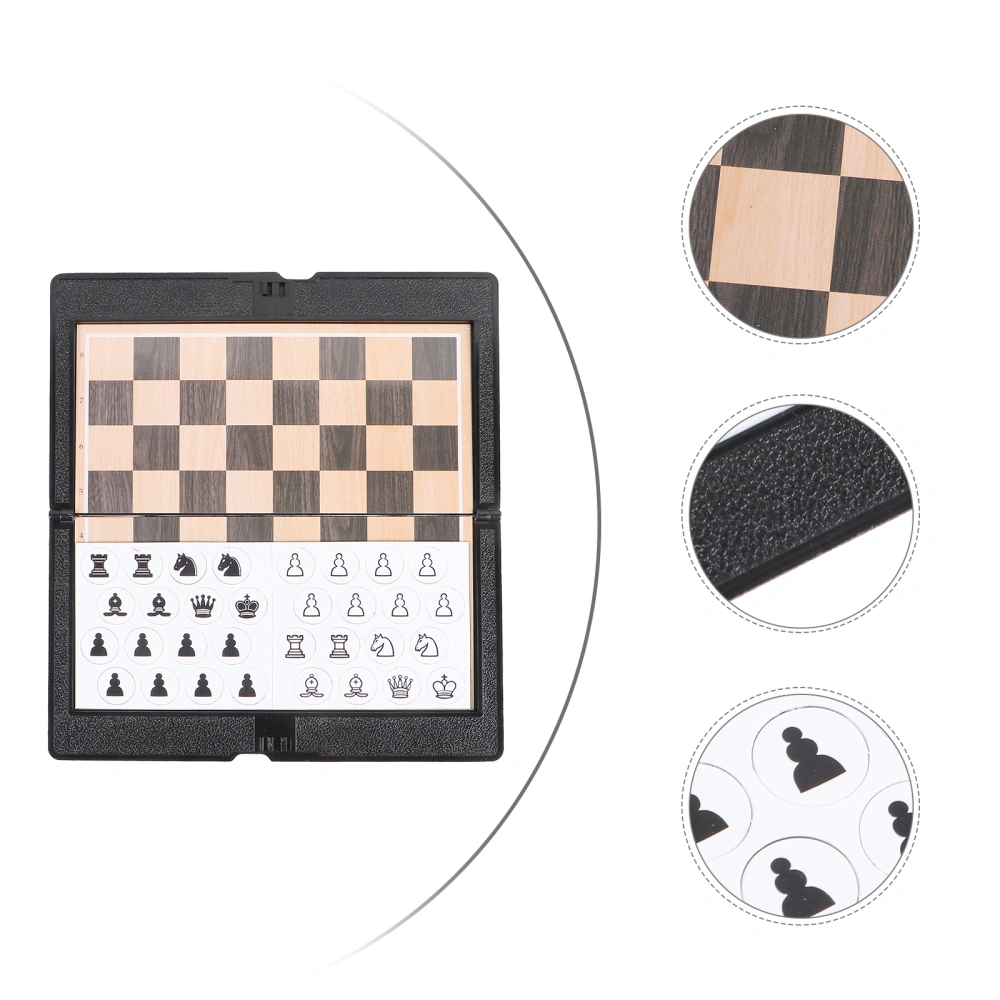 2 Set Foldable International Chess Set Premium Magnet Chess Compact Magnet Chess