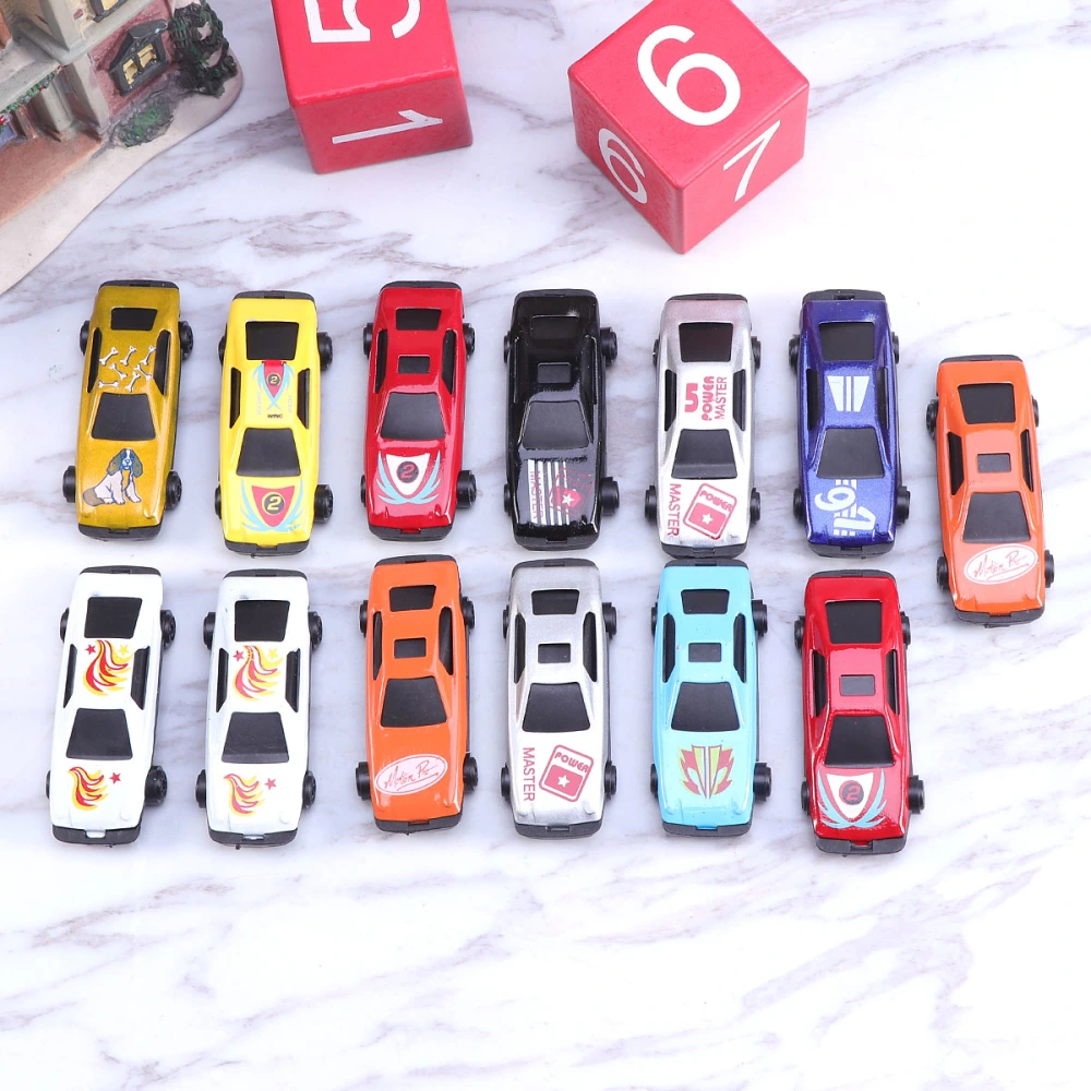 25 Pcs Mini Alloy Race Car Toys Assorted Toy Set Model Boys Girls Kids Party Favors (Mixed Style)