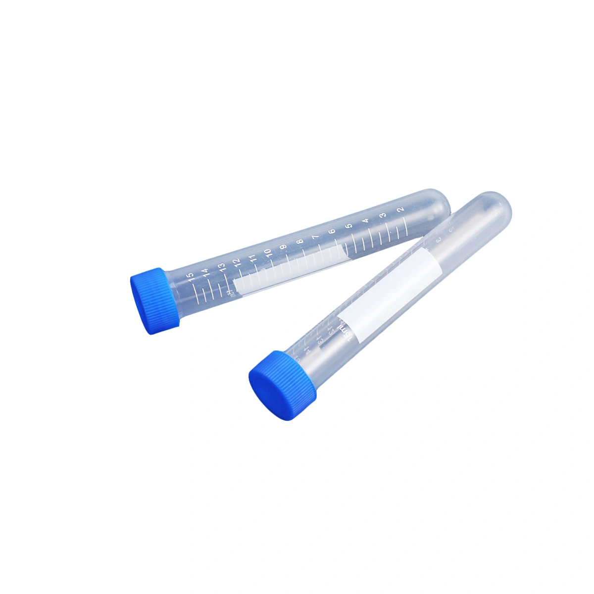 50 PCS 15ml Round Bottom Centrifuge Tube with Screw Sample Supply