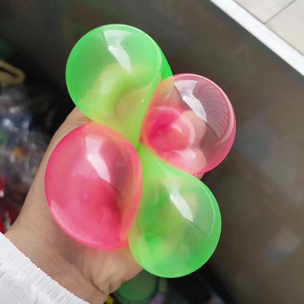 6pcs Luminous Sticky Wall Balls Glowing Stress Relief Sticky Balls for Ceiling