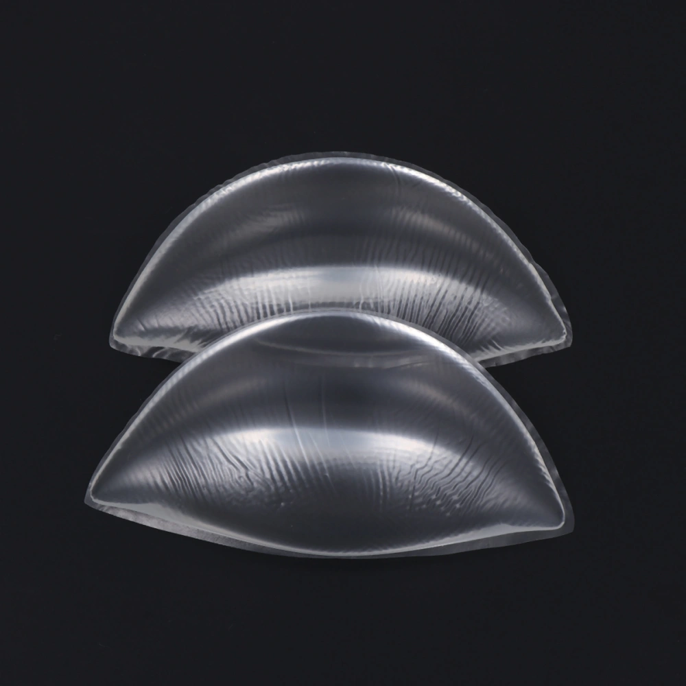 2pcs Invisible Bra Padding Silicone Insert Breast Pad Large Eyelike Bra Pad Thicken Cover Transparent