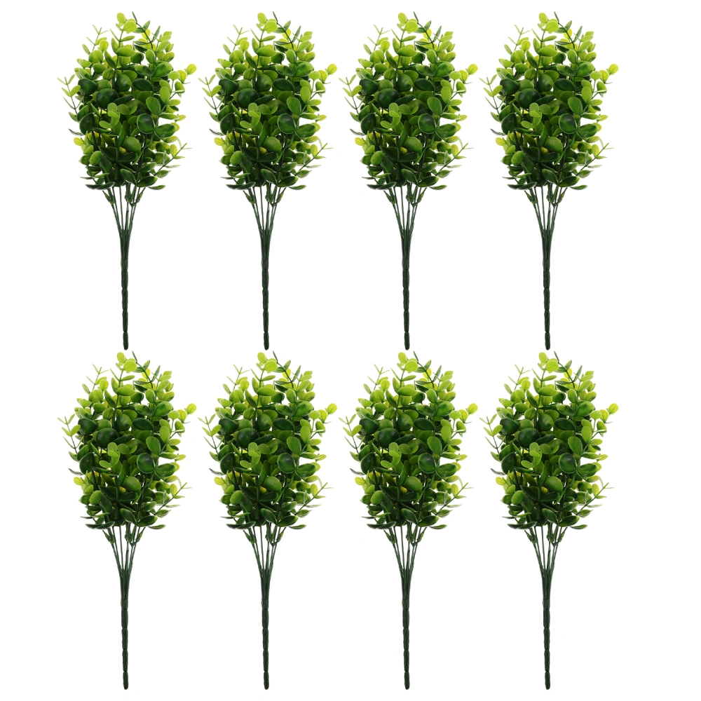 8pcs Artificial Plant Simulation Ferns Adornment Home Party Decoration Plant