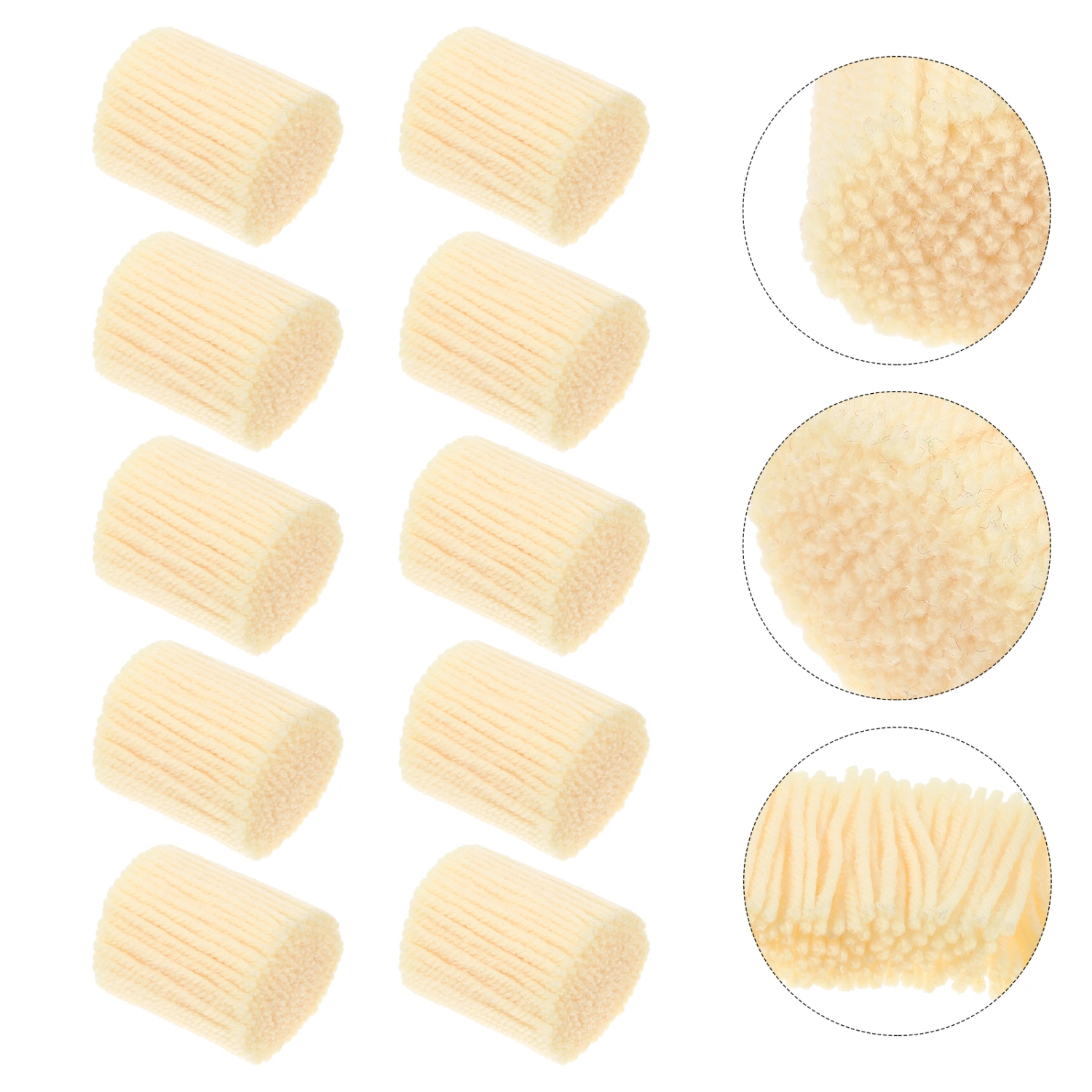 10 Rolls Latch Hook Rug Yarn Practical Latch Hook Wool Yarn DIY Knotted Rug Yarn