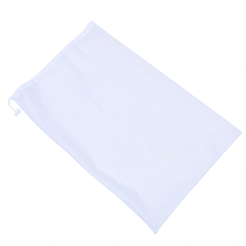 2Pcs Nylon Filter Bags Leaves Filter Bags Drawstring Filter Pouches for Pools