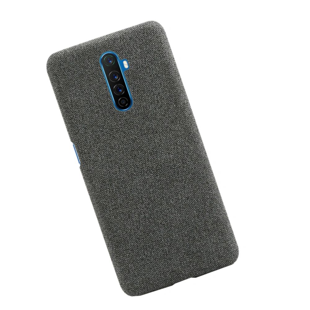 1PC Stylish Phone Case Delicate Phone Protective Shell Cover Creative Cloth Marks Phone Cover Anti-drop Phone Protective Case Compatible for OPPO Reno Ace Grey