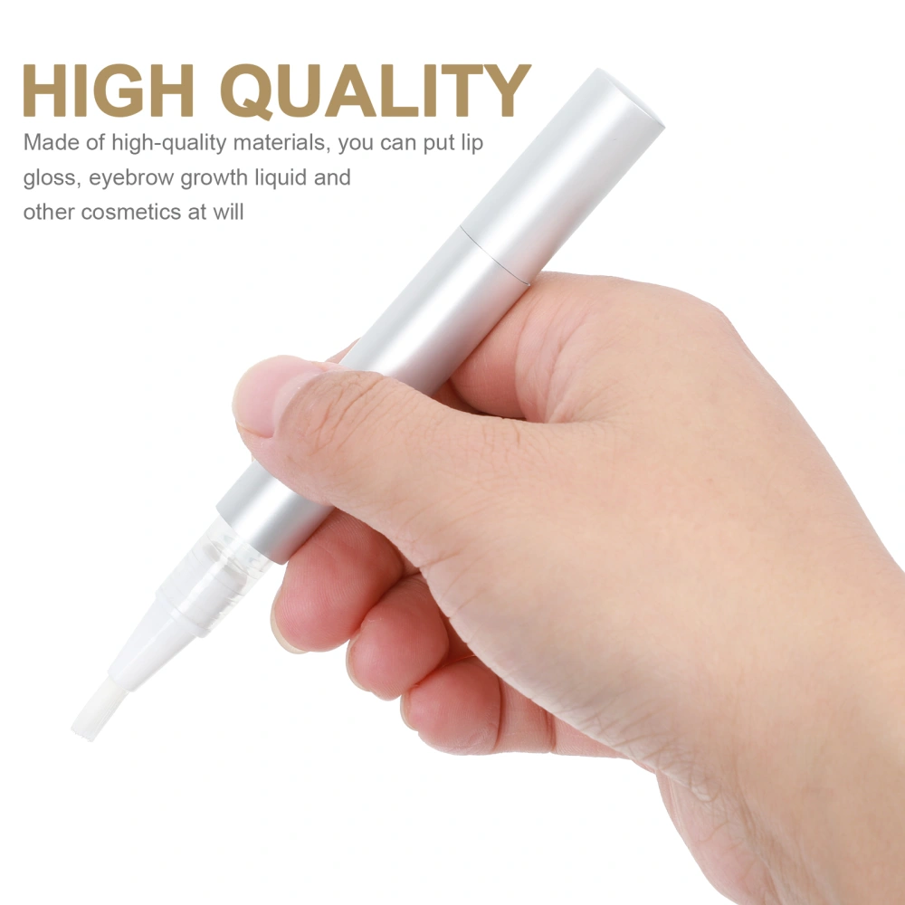 4Pcs Empty Nail Oil Pen Tube Eyebrow Liquid Storage Tube Cosmetic Applicator