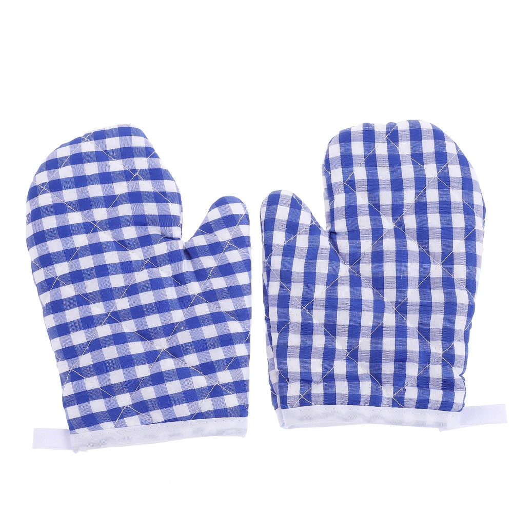 2Pcs Kids Oven Mitts Kitchen Heat Resistant Microwave Gloves Kitchen Mitts for Children