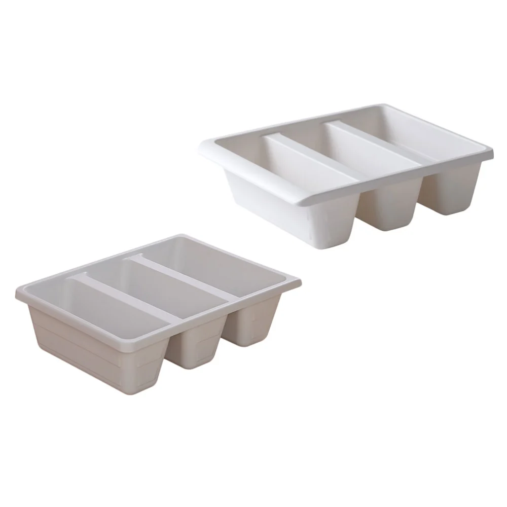 2Pcs Shoe Rack Simple Shoe Storage Rack Multi-functional Shoe Tray (White/Grey)