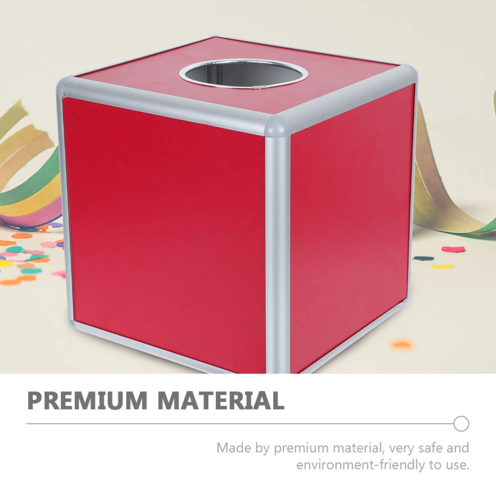 Draw Box Aluminium Alloy Lottery Box Storage Bin Promotional Lottery Balls Box