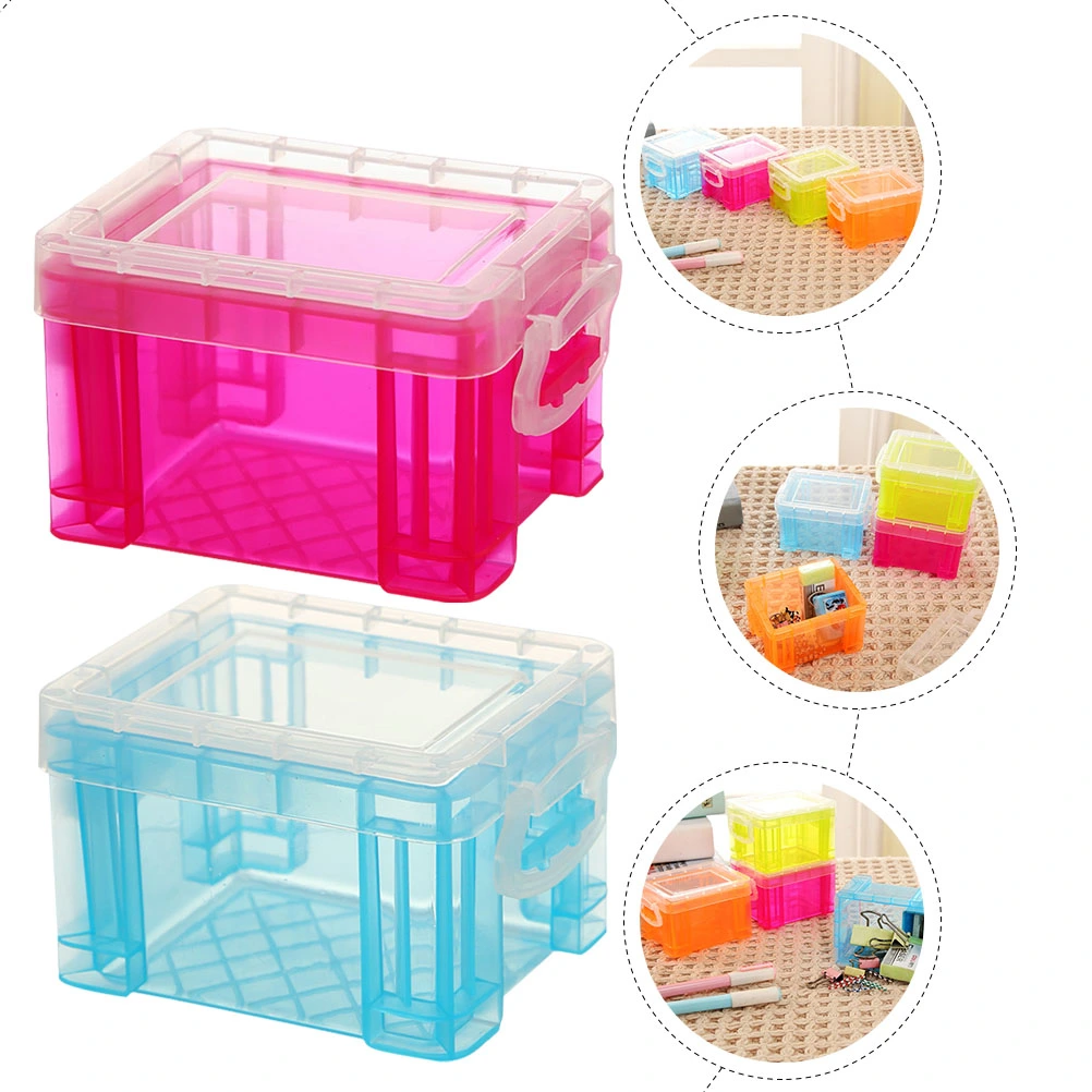 4Pcs Desktop Storage Organizer Sundries Storage Box Cosmetics Organizer Cosmetics Storage Bin