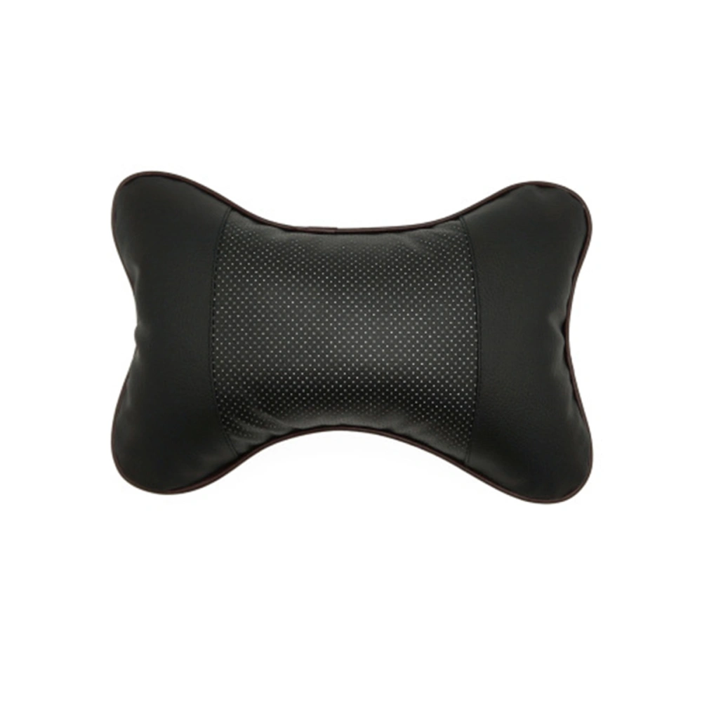 Car Neck Pillow Breathe Auto Seat Head Support Neck Rest Cushion Headrest Pillow Pad (Black)