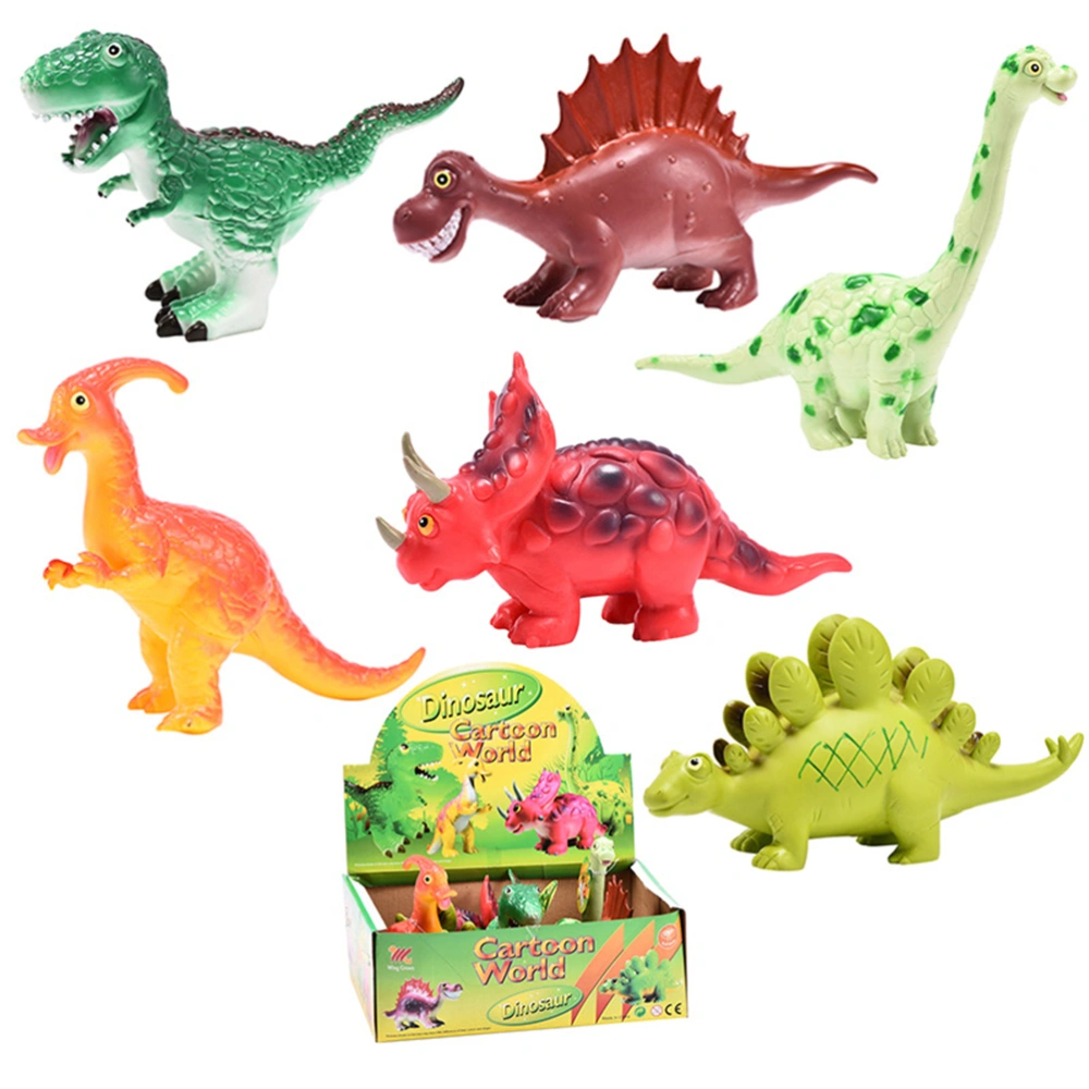 Simulation Dinosaur Model Wild Animal Toy Animal Figurine Early Educational Developmental Toy for Kids Children (Duck-billed Dragon)