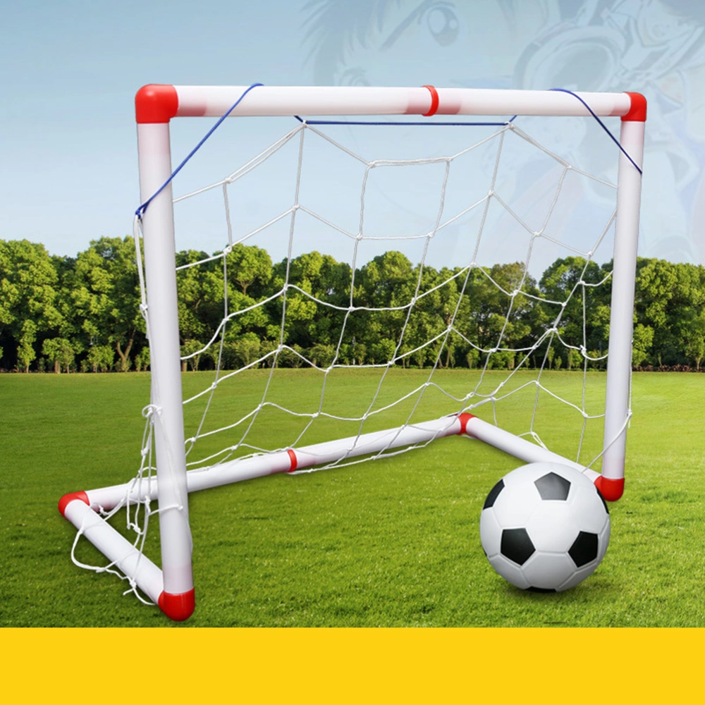 Small-size Portable Soccer Goal Toys Football Door Gate with Ball Net Air Pump for Children Kids