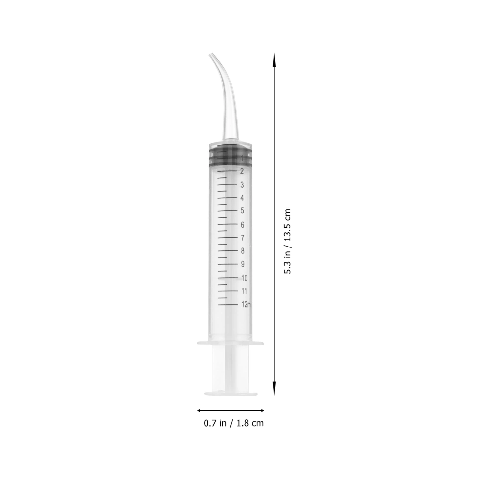 12Pcs Dog Feeding Syringe Medicine Feeding Tube Liquid Feeding Injector Food Injector(12ml)