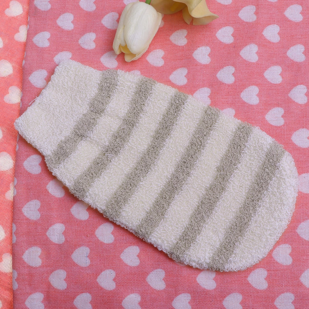 1pc Bath Exfoliating Glove Scrubber Mitt Washcloths No Irritation for Bathing Sauna