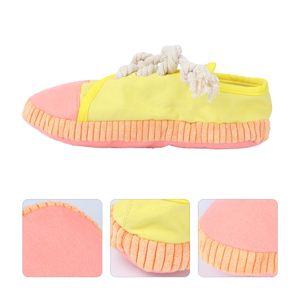 1Pc Pet Plaything Slipper Toy Sounding Plaything Dog Teeth Grinding Toys